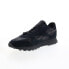 Фото #7 товара Reebok Classic Leather Mens Black Suede Lifestyle Sneakers Shoes