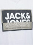 Фото #4 товара Футболка Jack & Jones JCOLOGAN Standard Fit White