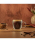Фото #6 товара Fluted Glass 5.4oz Espresso Mugs, Set of 2
