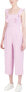 BCBGeneration 290361 Women's Square Neck Flutter Jumpsuit, Orchid, X-Small