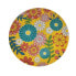Фото #1 товара Плоская тарелка Versa Жёлтый полиэтилен RPET Цветы Ø 25 cm