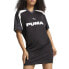 Puma Soccer Jersey Short Sleeve Dress Womens Black Casual 63099001