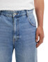 Фото #5 товара Bershka twisted seam baggy jeans in blue