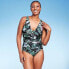 Women's Full Coverage Tummy Control Tie-Front One Piece Swimsuit - Kona Sol