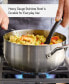 Фото #11 товара 3-Ply Base Stainless Steel 4 Quart Induction Casserole with Lid