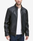 ფოტო #1 პროდუქტის Men's Smooth Leather Jacket, Created for Macy's