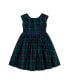 Little Girls Cap Sleeve Party Dress with Bow Sash