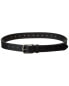 Фото #1 товара Brass Mark Stitched Leather Casual Belt Men's