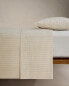 Фото #4 товара Striped cotton linen duvet cover