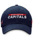 Фото #4 товара Men's Navy Washington Capitals Authentic Pro Rink Adjustable Hat