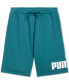 ფოტო #2 პროდუქტის Men's Regular-Fit Big Logo-Print Fleece 10" Shorts