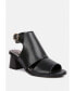 Women Polessi Pin Buckle Ankle Mules