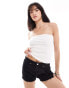 Фото #1 товара Pieces bandeau top in white