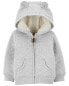 Baby Sherpa-Lined Hooded Jacket NB