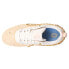 Puma Slipstream Lo Post Game Runway Embossed Lace Up Mens Beige, White Sneakers