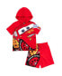 Mickey Mouse Lion King Cars Monsters Inc. Hooded T-Shirt and French Terry Shorts Outfit Set Toddler to Big Kid Lightning McQueen, 3T - фото #1