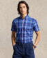Men's Classic-Fit Plaid Oxford Shirt