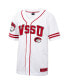 Men's White and Red Winston-Salem State Rams Free Spirited Baseball Jersey