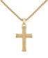 Фото #1 товара Подвеска LEGACY for MEN Cross in Gold-Tone Stainless Steel