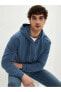 Фото #1 товара Kapüşonlu Uzun Kollu Nakışlı Erkek Sweatshirt
