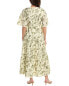 O.P.T. Ruby Linen-Blend Midi Dress Women's