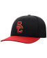 ფოტო #2 პროდუქტის Men's Black, Cardinal USC Trojans Two-Tone Reflex Hybrid Tech Flex Hat