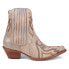 Фото #1 товара Dan Post Boots Bristol Tooled Inlay Embroidered Snip Toe Cowboy Booties Womens S