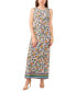 ფოტო #1 პროდუქტის Petite Paisley-Print Sleeveless Maxi Dress