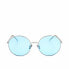 Фото #1 товара Солнечные очки унисекс Retrosuperfuture Polly Baby Blue Bliss ø 58 mm Серебристый