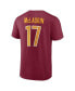 Фото #4 товара Men's Terry McLaurin Burgundy Washington Commanders Player Icon Name and Number T-shirt