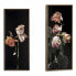 Фото #1 товара Картина Позолоченный Цветы Чёрный ДСП (21,2 x 2 x 51,2 cm)