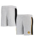 Big Boys Heathered Gray Los Angeles Lakers Wingback Shorts