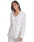 ფოტო #3 პროდუქტის Women's Collarless Linen Double Breasted Blazer