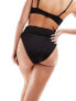 Фото #5 товара Weekday Heat high waist bikini bottom in black