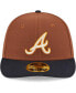 ფოტო #2 პროდუქტის Men's Brown Atlanta Braves Tiramisu Low Profile 59FIFTY Fitted Hat