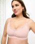 Фото #6 товара Lindex Mom 2 pack seamless with lace nursing bra in pink and black