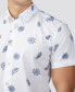 ფოტო #5 პროდუქტის Men's Floral Print Short Sleeve Shirt