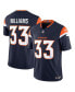 Фото #1 товара Men's Javonte Williams Navy Denver Broncos Alternate Vapor F.U.S.E. Limited Jersey