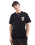 Timberland All Day Outside logo backprint t-shirt in black Черный, 2XL - 122-127 CM - фото #4