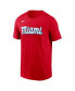 ფოტო #3 პროდუქტის Men's Jazz Chisholm Red Miami Marlins City Connect Name and Number T-shirt
