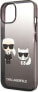 Karl Lagerfeld Etui Karl Lagerfeld do iPhone 14 Plus 6,7" hardcase czarny/black Gradient Ikonik Karl & Choupette