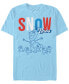 Фото #1 товара Disney Men's Frozen Olaf Snow Bros, Short Sleeve T-Shirt