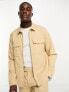 Фото #1 товара New Look zip front smart jacket in stone