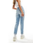 Фото #5 товара River Island mom sculpt jean in light-blue