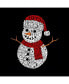 Child Christmas Snowman - Girl's Word Art Long Sleeve T-Shirt