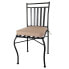 Фото #2 товара Складной стул Chillvert Tivoli Stackable Steel Chair 40.5x50.5x89 см восстановленный