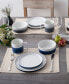 ColorStax Stripe Place Setting, 4 Piece