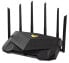 Фото #1 товара ASUS TUF Gaming AX6000 (TUF-AX6000) - Wi-Fi 6 (802.11ax) - Dual-band (2.4 GHz / 5 GHz) - Ethernet LAN - Black - Tabletop router