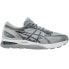 Фото #1 товара ASICS GelNimbus 21 Running Mens Silver Sneakers Athletic Shoes 1011A169-020