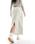 Фото #2 товара Pimkie cargo midi skirt in white